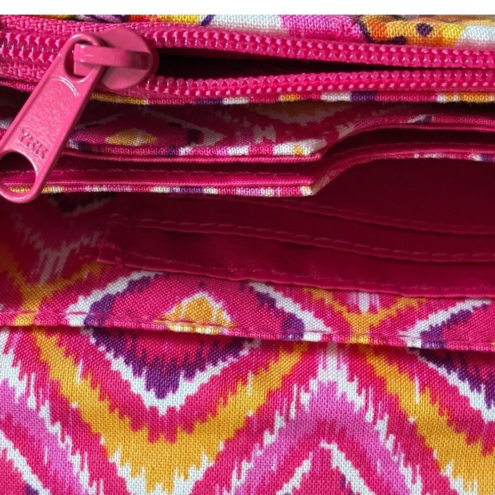 Vera Bradley retired Clementine quilted turnkey clutch wallet wristlet - Picture 5 of 6